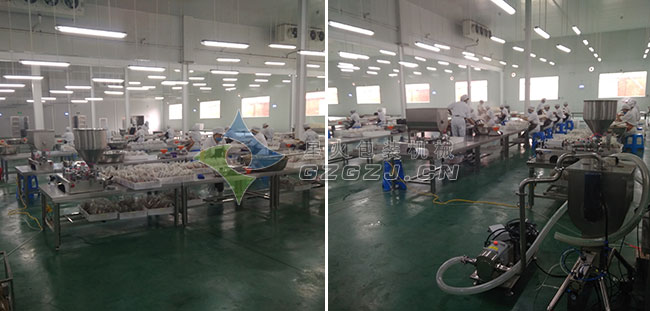 自動燒烤醬包裝機(jī)廠房內(nèi)實拍圖展示